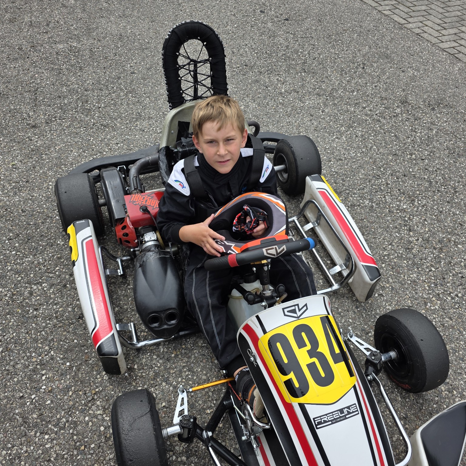 Felix Raphael Dötsch im Kart